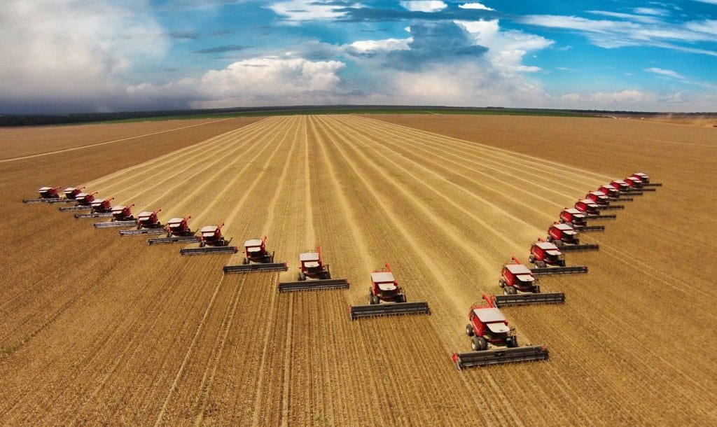 Agricultural crop fields and seed treatment technology