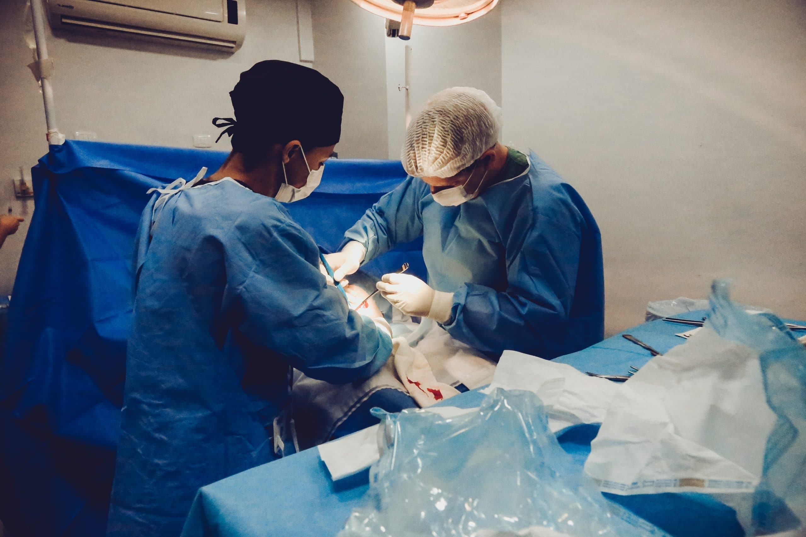 Operating room surgery with medical devices